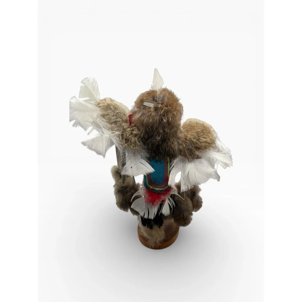 Native American–inspired Red-tailed Hawk Kachina‎ Doll